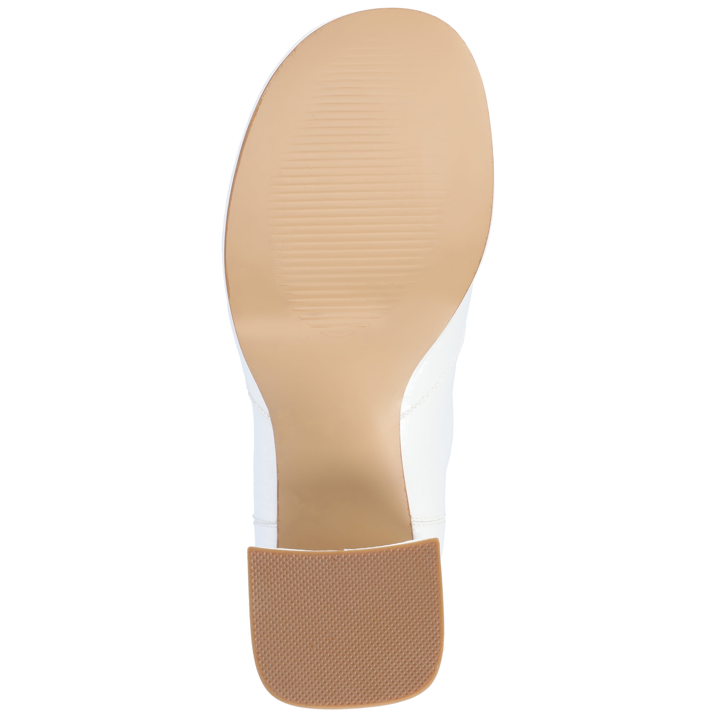 Journee Womens Aylani Crinkle Patent Vegan Leather Platform Booties
