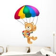 thumbnail image 1 of Teddy Bear Parachute H)olding Wall Mural Decal by Wallmonkeys Vinyl Peel and Stick Graphic (48 in H x 31 in W, 1 of 4