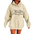 thumbnail image 2 of You Are Stronger Than The Storm Hoodies for Women Mental Health Matters Inspirational Positive Hooded Sweatshirt, 2 of 6