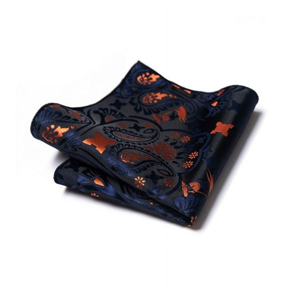 Zhuge Mens Silk Pocket Square Set Handkerchiefs-9*9inch，C21