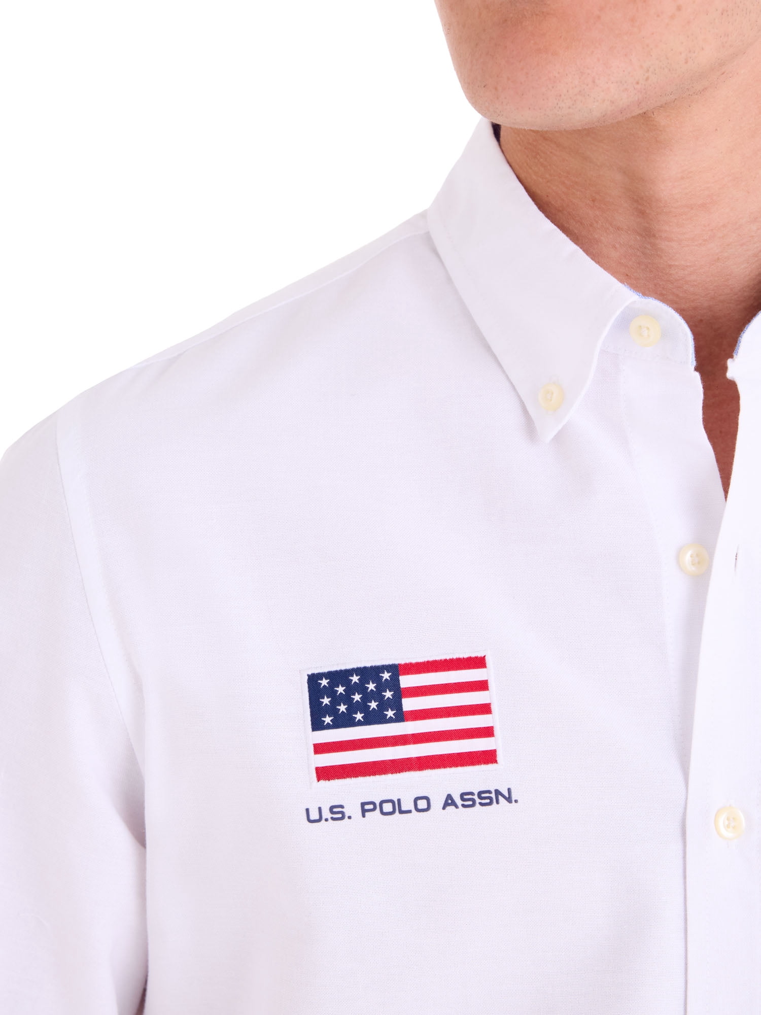 U.S. Polo Assn. Men's Long Sleeve Americana Oxford Shirt