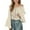 a-Beige7849, variant on FINALGANG Girl's Blouse Kids Elegant Solid Color Off-Shoulder Pullover Long Sleeve Relaxed Fit Top For Casual Daily Outdoor Activities Trendy Top