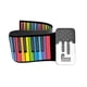thumbnail image 5 of Piano enrollable recargable y ligero. Piano portátil enrollable. llaves del arcoiris, 5 of 9