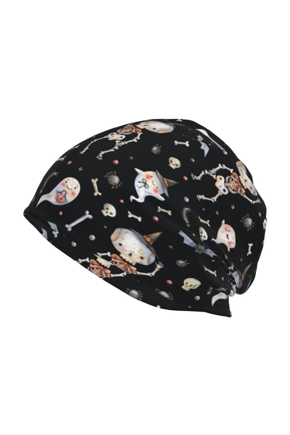cute Skull bone Print Unisex Knit Beanie for Men Women Winter Hat,Beanies Skull Caps