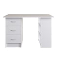 thumbnail image 1 of Escritorio Hometrends Blanco con Repisas, 1 of 4