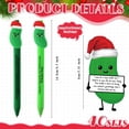 thumbnail image 2 of Bolígrafos MotiMind Christmas Pickle, juego de 40 unidades, 14 cm a granel, 2 of 7