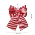 thumbnail image 3 of Christmas Tree Bow Ornament, Festive Hanging Decoration for Wreath, Garland, Front Door, Gift Box, Holiday Party and Home Decor, 3 of 7