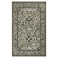 thumbnail image 2 of BNM Radcliffe Traditional Floral Medallion Indoor Area Rug, 6' x 9', Green, 2 of 6