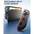 thumbnail image 3 of Switch 2 Pro Controllers Accessories Bundle for Nintendo 17-in-1: Carrying Case, Screen Protector, Thumb Grip for Joycon, Dockable Console Protective, 3 of 9