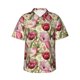 thumbnail image 1 of Balery Tulips Flowers Camisas hawaianas de manga corta para hombre, camisas playeras de corte holgado, camisas de vacaciones con botones,Small, 1 of 7