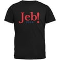 thumbnail image 1 of Election 2016 Jeb Bush Jeb! 2016 Black Adult T-Shirt, 1 of 1