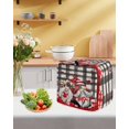 thumbnail image 5 of Valentine,Stand Mixer Dust Cover with Storage Pocket & Handles,Buffalo Plaid Gnomes Love Valentine's Day Fits All Tilt Head & Bowl Lift Kitchen Appliance Cover Organizer Bag Accessories,4.5-5 Quart, 5 of 6