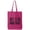 Hot Pink, variant on Not Slim Kinda Shady Cotton Canvas Tote Bag