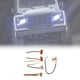 thumbnail image 5 of Grupo De Lámparas Rc, Grupo De Luces Rc De Plástico 1/12, Cuatro Unidades De Escalada, Grupo De Luces De Coche RC, Accesorios De Modificación Para MN99 MN99SMK1156, 5 of 8