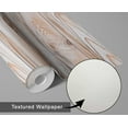 thumbnail image 6 of S4Sassy Peel And Stick Wall Covering, Horizontal Timber Grain Print Walls Wrap- Instant Wall Makeover For Commercial Interiors, Offices, Reception Areas- Self Adhesive Vinyl Wallpaper-Beige, 25"X120", 6 of 8