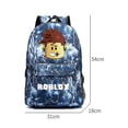 thumbnail image 2 of Kids Boys Girls Roblox Print Backpack Rucksack Cartoon School Bag F, 2 of 5