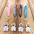 thumbnail image 4 of CNKOO Keychain Car Key Ring Cartoon Delicate Craftsmanship Multiple Use Eye-catching Multifunctional Bag Decor Attractive Lovely Astronaut Keychain Pendant Bag Accessory, 4 of 6