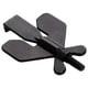 thumbnail image 1 of Cerradura de puerta de dormitorio, cerradura de seguridad para apartamento, cerradura de puerta portátil, acero inoxidable 304 Negro, 1 of 8