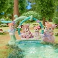 thumbnail image 4 of Calico Critters Deer Babies Floral Swing Set, Set of 3 Collectible Doll Figures with Swing Accessory, 4 of 5