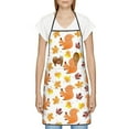 thumbnail image 3 of Fuzoiu Cartoon Squirrel Print Kitchen Cooking Aprons,Kitchen Cooking BBQ Aprons,Chef Apron with 2 Pockets for Men Women,Art Aprons for Painting Pottery Ceramics, 3 of 7