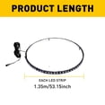 thumbnail image 6 of LED Wheel Ring Rim Lights RGB Color Chasing Turn Signal IP68 Bluetooth 53 Inch, 6 of 14