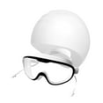 thumbnail image 5 of QccHieUs Swim Goggles And Cap with Ear Plugs for Adults, Adjustable Eyewear for Pool And Black White, 5 of 9