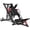 Black Red, variant on 2 in 1 Leg Press Hack Squat Machine for Home Gym | 1500LBS Weight Capacity Strength Trainer with Linear Bearings & Band Pegs, Professional Lower Body Machine for Quads, Glutes