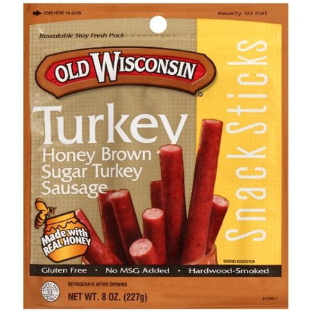 Wisconsin Chick - (2 Pack) Old Wisconsin 8oz Honey Turkey Snack Sticks