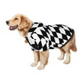 thumbnail image 7 of Harlequin Pattern Black And White Dog Hoodie Pet Coat for Medium and Large Dogs Daily Use Small, 7 of 7