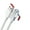 White, variant on Data Transfer Charging Extension Cord Cable Wire Portable 120W 90 Degree USB Type C Fast Charging Cable for Phone