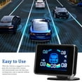 thumbnail image 3 of Riwcyla Car Parking Sensor Reversing Radars System Front & Rear Support Sound Warning/Buzzer/Mute with 8 Parking Sensors Distance Detection LCD Distance Display Volumes Adjustable, 3 of 3