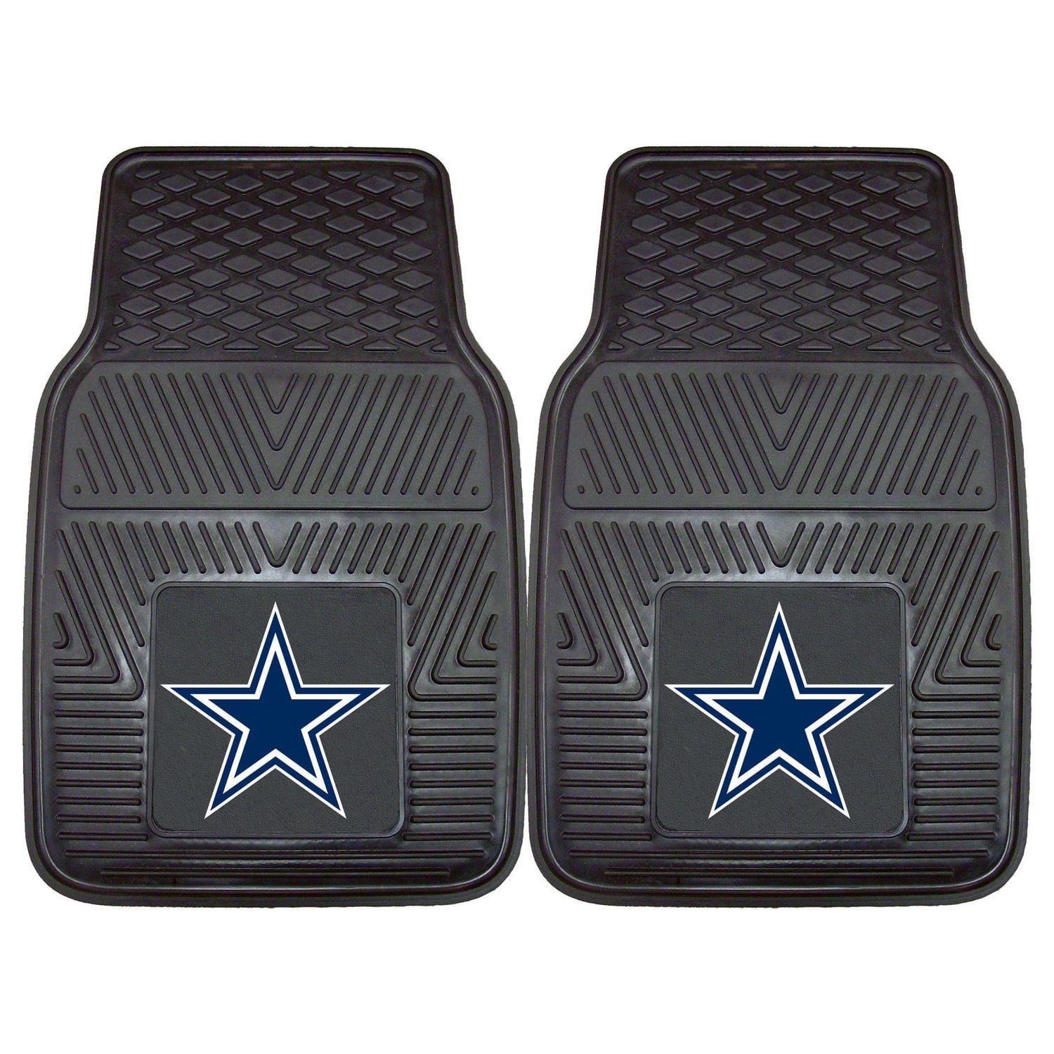 FanMats NFL Dallas Cowboys Vinyl Car Mat - Set of 2