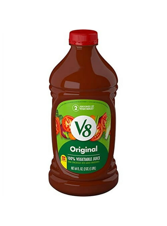 V8 Original 100% Vegetable Juice, 64 fl oz Bottle