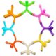 thumbnail image 3 of (random Color) (11)fridge Magnets, Mini Man Magnetic Fridge Magnets For Kids Adults Office Desk Decor Christmas Gift + 1 Sticky Wall Climber, 3 of 5