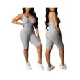 thumbnail image 6 of Liacowi Women Sleeveless Bodycon Romper Sexy Slim Fit Short Jumpsuit One Piece Playsuits Bodysuits, 6 of 7