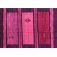 thumbnail image 1 of Ahgly Company Indoor Rectangle Abstract Pink Modern Area Rugs, 2' x 4', 1 of 4