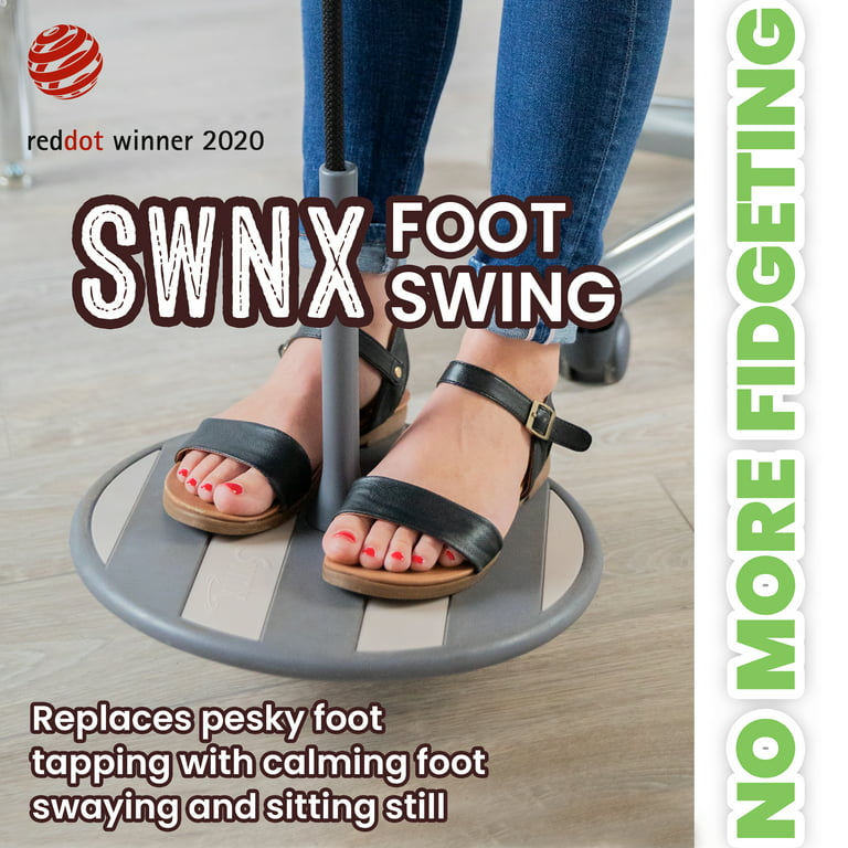 Swurfer swnx, Foot Swing, Under Desk Fidget Foot Swing for Kids that Helps  with Focus, Ages 3+ 
