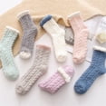 thumbnail image 4 of Women Mid-Calf Crew Socks, Soft Breathable Cotton Daily Casual Socks for Women, Comfortable Fashion Hosiery for All Seasons, Pack of 5, White, One Size, 4 of 7