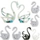 thumbnail image 1 of Molde De Silicona Molde de resina epoxi de 2 uds., adornos de cisne, vela de silicona, molde de fundición DIY, decoración del hogar, 1 of 8