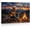 Frame-style, variant on Cowboy Playing Guitar by Campfire Canvas Wall Art Western Mountain Sunset Landscape Oil Painting Print Rustic Poster for Living Room Bedroom Man Cave Home Decor