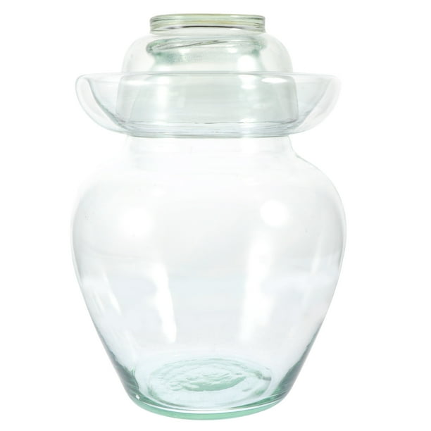 OUNONA Jar Glass Pickle Fermentation Fermenting Crock Kimchi Jars