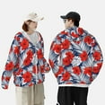 thumbnail image 6 of Haiem Leaves And Flowers UPF 50+ Fishing Shirts for Men Long Sleeve UV Sun Protection Hoodie Non-Mask Outdoor Hiking Shirts, 6 of 9