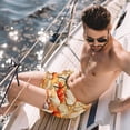 thumbnail image 2 of luoweisi Men's Beach Shorts Quick Dry Swim Trunks with Mesh Lining Shell M, 2 of 5