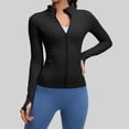 thumbnail image 2 of MOJOGO Womens Training Tops Yoga Fitness PerformanceJacket Lightweight Sports Jacket with Full Zip Summer Soft Workout Outerwear 2XL, 2 of 8
