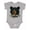 AC-Heather Grey, variant on Inktastic Pigeon Forge Tennessee Black Bear Graphic Boys or Girls Baby Bodysuit