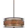 thumbnail image 2 of Quoizel Laguna Pendant with 3 Lights in Renaissance Copper, 2 of 4