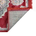 thumbnail image 7 of Unique Loom Paragon Collection Area Rug - Grayson (5' 5" Square Red/Ivory), 7 of 7