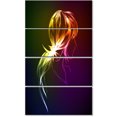 thumbnail image 2 of Tête de Fille Fractale Illuminatrice - Grande Toile Abstraite Art Mural, 2 of 3
