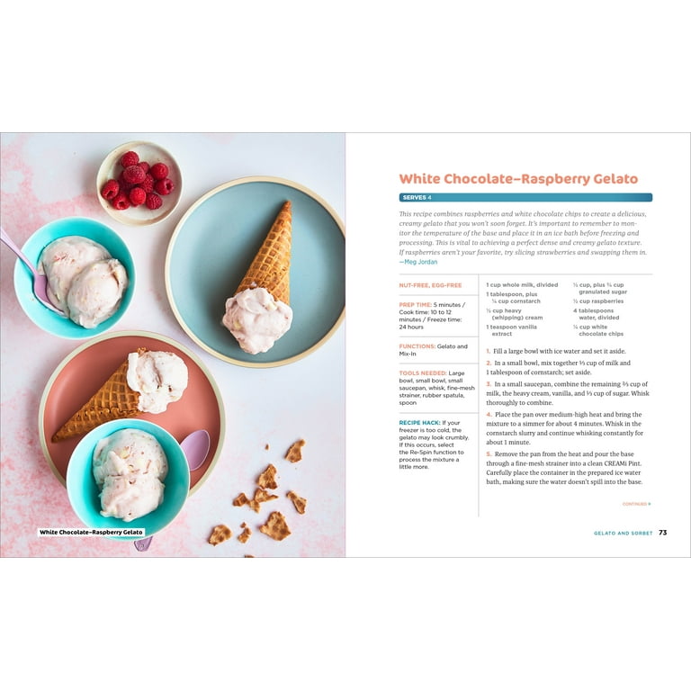 Ninja CREAMi Cookbook for Beginners: Homemade Ice Cream, Gelato, Sorbet,  and Other Frozen Treats (Paperback)