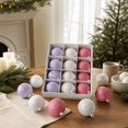 thumbnail image 4 of Qwtwty 12 Pcs Shatterproof Christmas Ornaments Set, Colorful Christmas Tree Hanging Baubles for Holiday Wedding Party Decor, 4 of 7